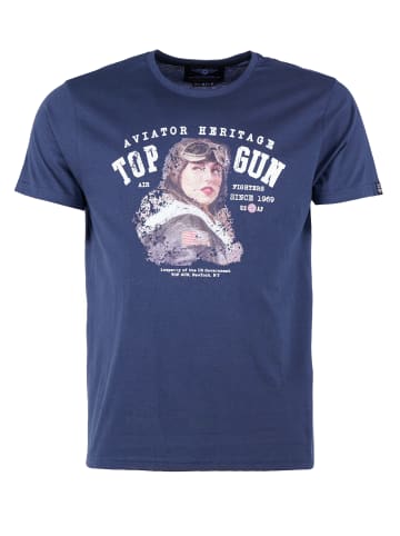 TOP GUN T-Shirt TG20213028 in navy