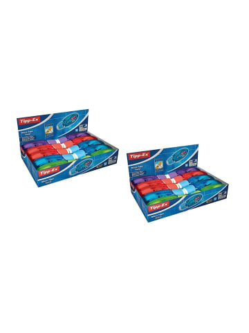 Bic Korrekturroller Micro Tape Twist in 4 Farben, 8m x 5 mm, 20er Pack