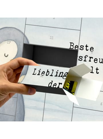 Mr. & Mrs. Panda Adventskalender Pinguin Beste Lieblingsfreundin... in Weiß