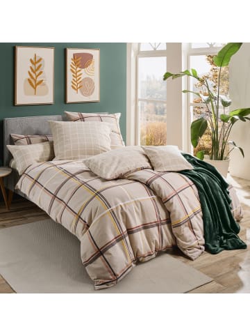 Erwin Müller Edel-Flanell Kuschelkissenbezug in beige