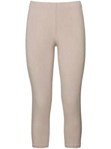 WITT WEIDEN Leggings 3/4-lang in schwarz + sand