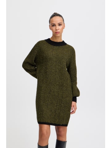 ICHI Strickkleid IHKAMARA Loose fit in MAYFLY BLACK COMB.