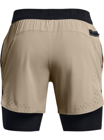 Under Armour Short "Ua Vanish Elite 2In1 Short" in Braun