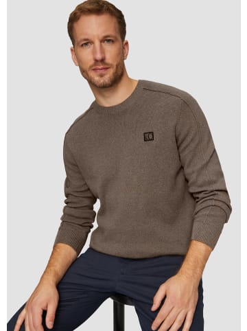 s.Oliver Strickpullover langarm in Braun