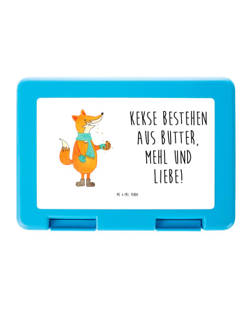 Mr. & Mrs. Panda Lunchbox Fuchs Keks mit Spruch in Weiß