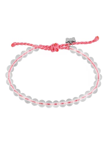 Adeliás Damen Armband aus Edelstahl mit Perle 21 cm in silber