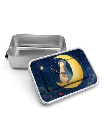 Mr. & Mrs. Panda Lunchbox Pinguin Mond Design ohne Spruch in Weiß