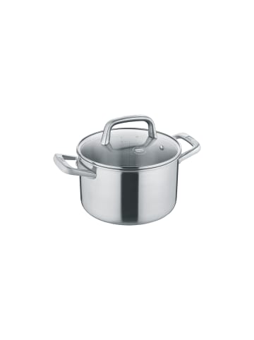 Berndes Kochtopf mit Glasdeckel - Tricion Resist in poliert