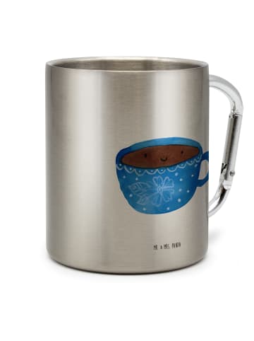 Mr. & Mrs. Panda Thermobecher Kaffee Tasse ohne Spruch in Silber