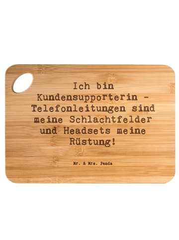 Mr. & Mrs. Panda Küchenbrett Spruch Kundensupporterin Heldin mit... in Braun