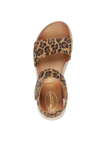 Tamaris WIDE FIT Sandale in LEOPARD