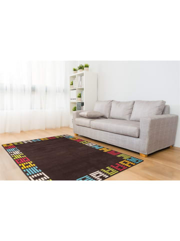 Kurzflor Teppich Johanna 4096 in Multicolor