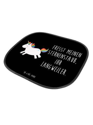 Mr. & Mrs. Panda Sonnenschutz Einhorn Happy mit Spruch in Schwarz