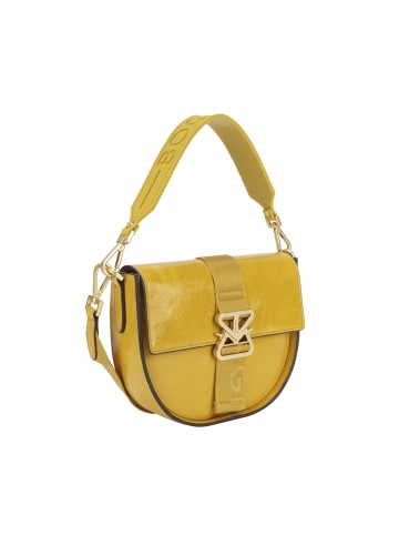 Bogner Schultertasche 'Zuoz Cassy in Dunkelgelb 21,50 x 17,50 x 6,00 cm'