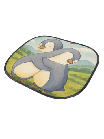 Mr. & Mrs. Panda Sonnenschutz Pinguine Kuscheln Design ohne Spruch in Weiß
