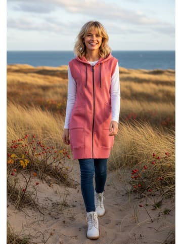 salzhaut Weste INGVILD Raspberry