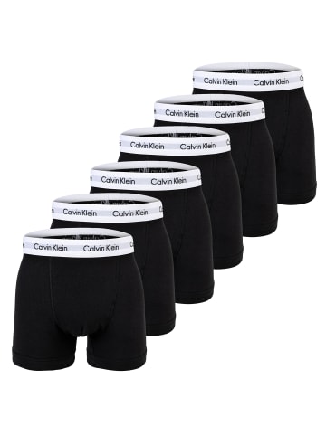 Calvin Klein Boxershort 6er Pack in Schwarz/Weiß