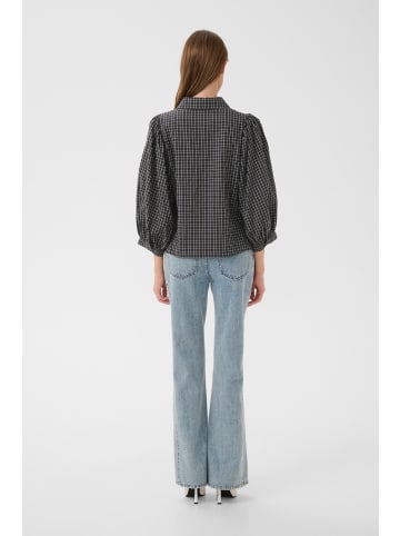 Karen By Simonsen Halblange Ärmel KBEllen Regular fit in Dark Grey Check