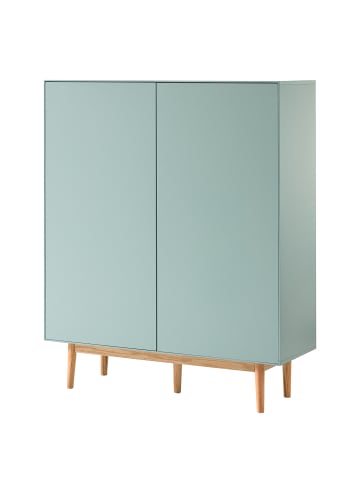 home24 Schuhkommode LINDHOLM 2 Türen in Mintgrün