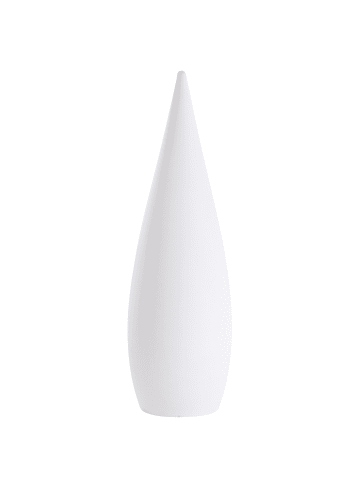 Beliani Stehlampe für den Außenbereich VULETAS in Weiß - (W) 36 x (H) 120 x (L) 36 cm