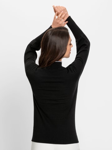 Heine Stehkragenpullover in schwarz