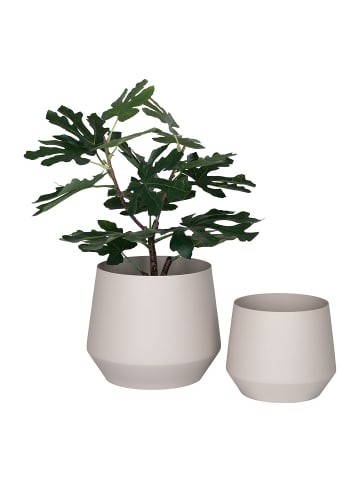 ebuy24 Blumentopf Trofa Sandfarbe 25 x 25 cm