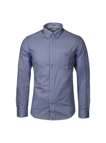 Gant Langarmhemd Reg Classic Poplin Stripe in dunkelblau