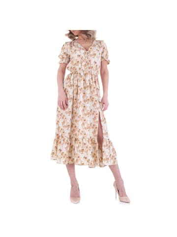 Ital-Design Kleid in Beige