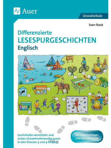 Auer Verlag Differenzierte Lesespurgeschichten Englisch | Logisches Denken und erstes...