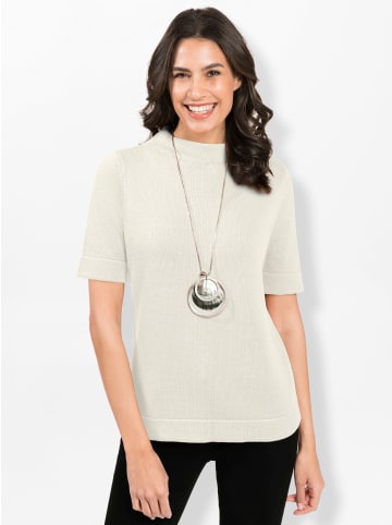 WITT WEIDEN Stehkragenpullover in ecru