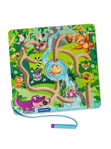 Ravensburger Play+ Magnetisches Holz-Labyrinth: Dschungel - ab 18 Monate 18-36 Monate in bunt