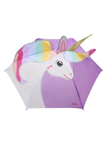 Playshoes Regenschirm Einhorn in Flieder