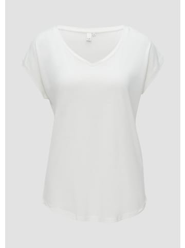 QS T-Shirt in 0200_ecru
