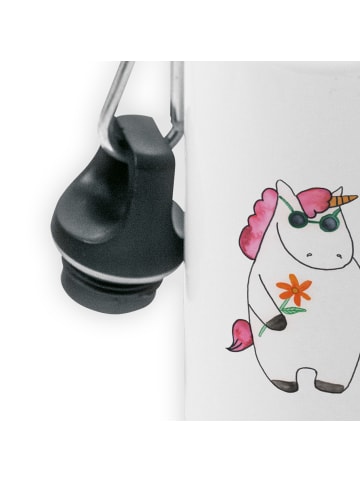 Mr. & Mrs. Panda Kindertrinkflasche Einhorn Woodstock ohne Spruch in Weiß