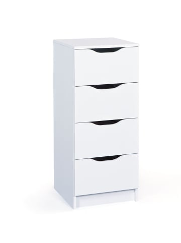 ebuy24 Kommode Wung Weiß 41 x 40 cm