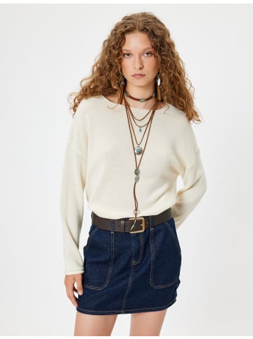 KOTON Sweater in Ekru