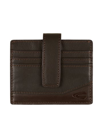 Camel Active Kartenetui aus echtem Leder in Braun