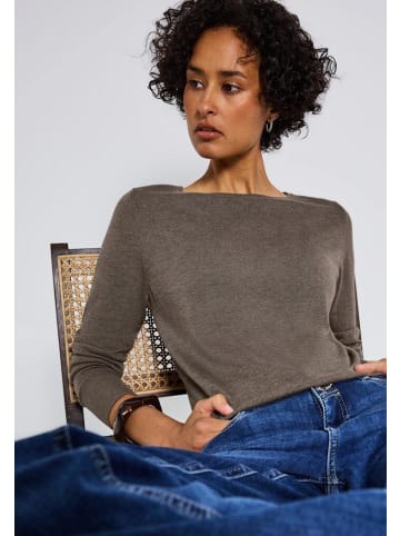 Street One Pullover in nomad brown mel.