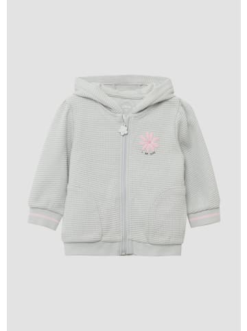 s.Oliver Sweatshirt Jacke langarm in Grau