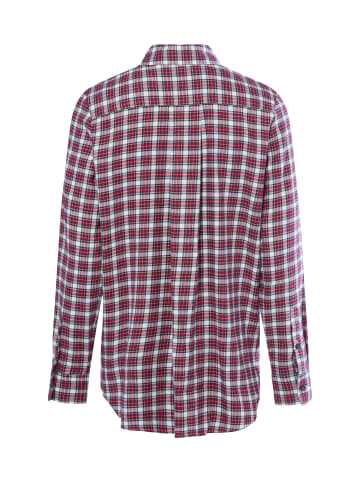 Marie Lund Bluse in rot weiß - 0071