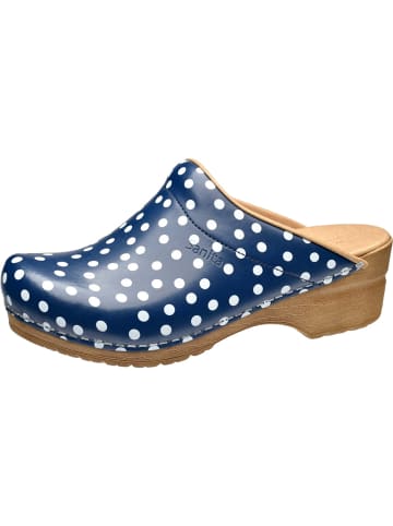 Sanita Comfortwear Clog "Original-Sanne Open" in Blau