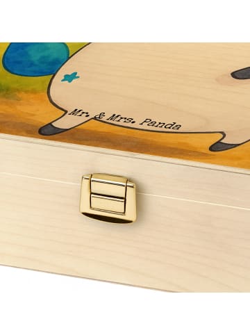 Mr. & Mrs. Panda Teedose Einhorn Mann Design ohne Spruch in Weiß