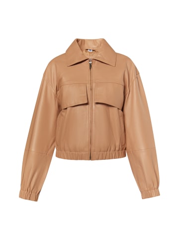 DreiMaster Damen Lederblouson in Kamel
