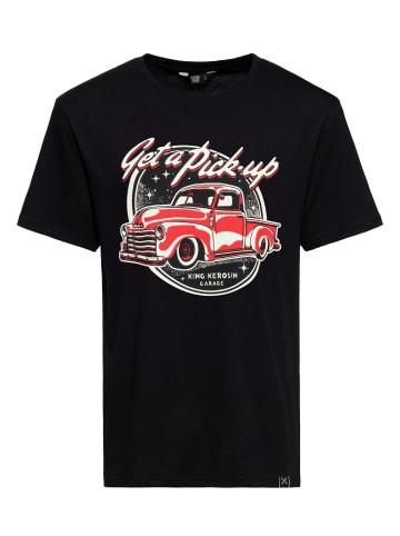 King Kerosin King Kerosin T-Shirt Get A Pick-Up in schwarz