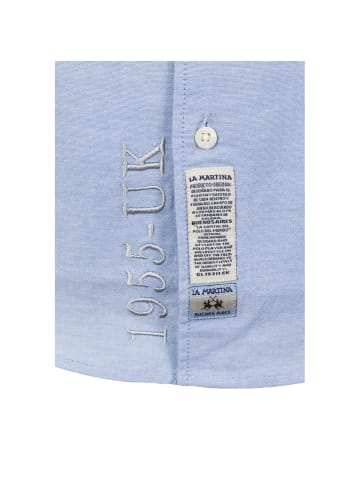 La Martina Langarmhemd MBCG01 in hellblau
