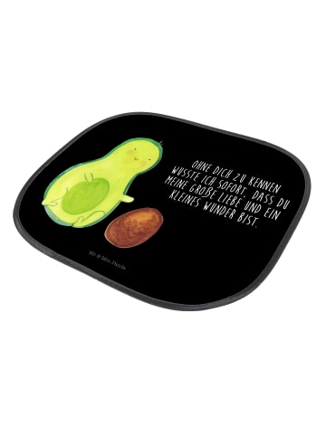 Mr. & Mrs. Panda pkw sonnenschutz Avocado Kern rollt mit Spruch in Schwarz