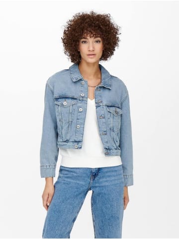 ONLY Jeansjacke in Light Blue Denim