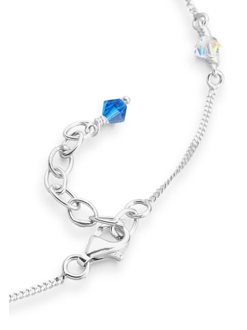 Elli Fußschmuck 925 Sterling Silber in Blau