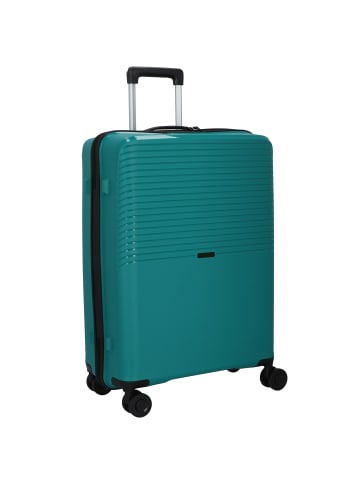 D&N Travel Line 4000 4 Rollen Kofferset 3-teilig in grün