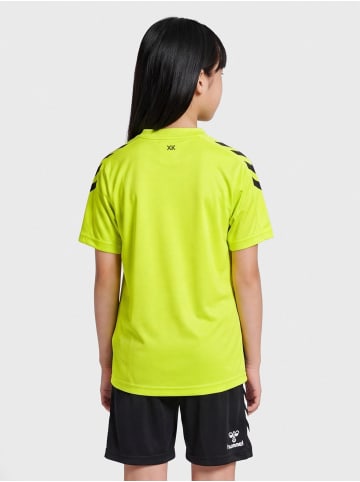 Hummel T-Shirt Hmlcore Kinder in LIME POPSICLE/BLACK
